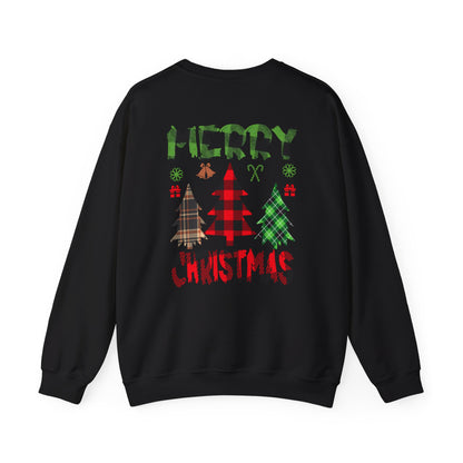 Merry Christmas Crewneck Sweatshirt — Festive Holiday Greeting Design