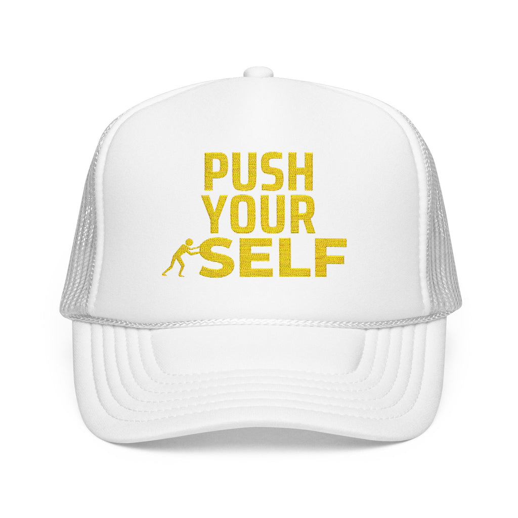 PUSH YOURSELF Streetwear Trucker Cap