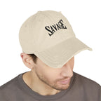 Savage Embroidered Distressed Dad Hat Printify