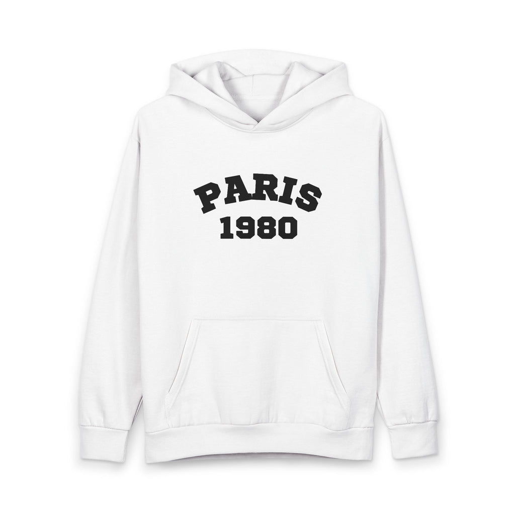 Paris 1980 Hoodie — Vintage Paris Pullover Sweatshirt