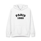 Paris 1980 Hoodie — Vintage Paris Pullover Sweatshirt