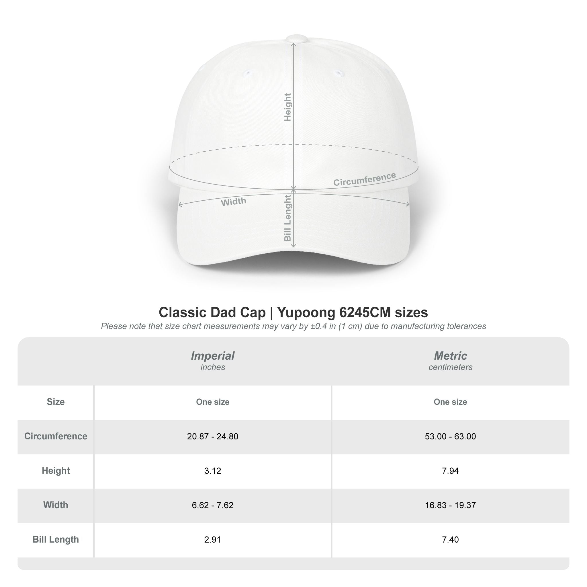 Limitless Aura Dad Cap — Classic White Embroidered Baseball Hat Printify