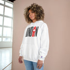London Big Ben Hoodie — Retro City Graphic Champion-Style Pullover Printify