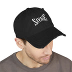 Savage Distressed Dad Hat — Embroidered Vintage Baseball Cap Printify