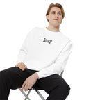 Savage Graphic Sweatshirt — Minimal Chest Logo Crewneck Printify