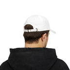 Limitless Aura Dad Cap — Classic White Embroidered Baseball Hat Printify