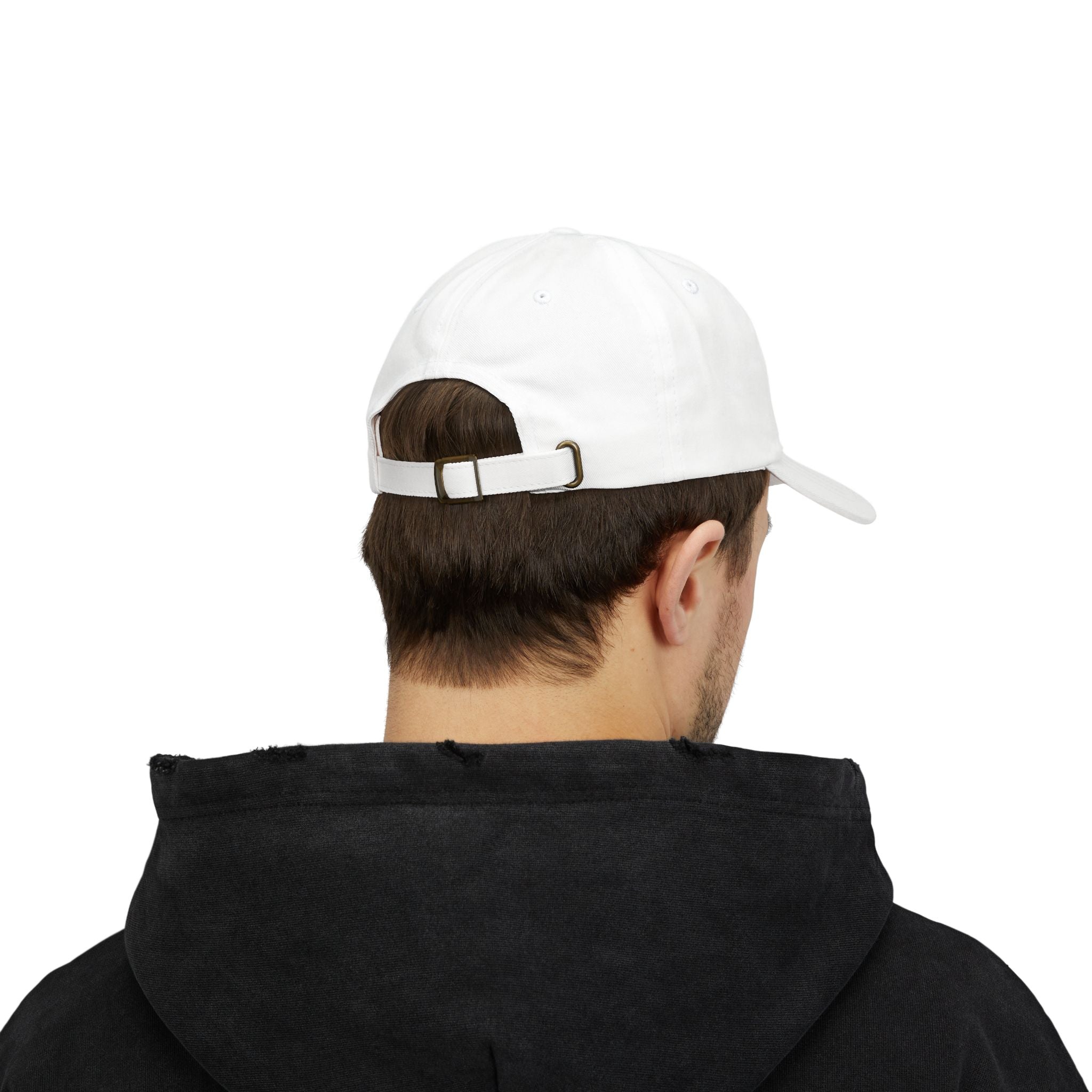 Limitless Aura Dad Cap — Classic White Embroidered Baseball Hat Printify
