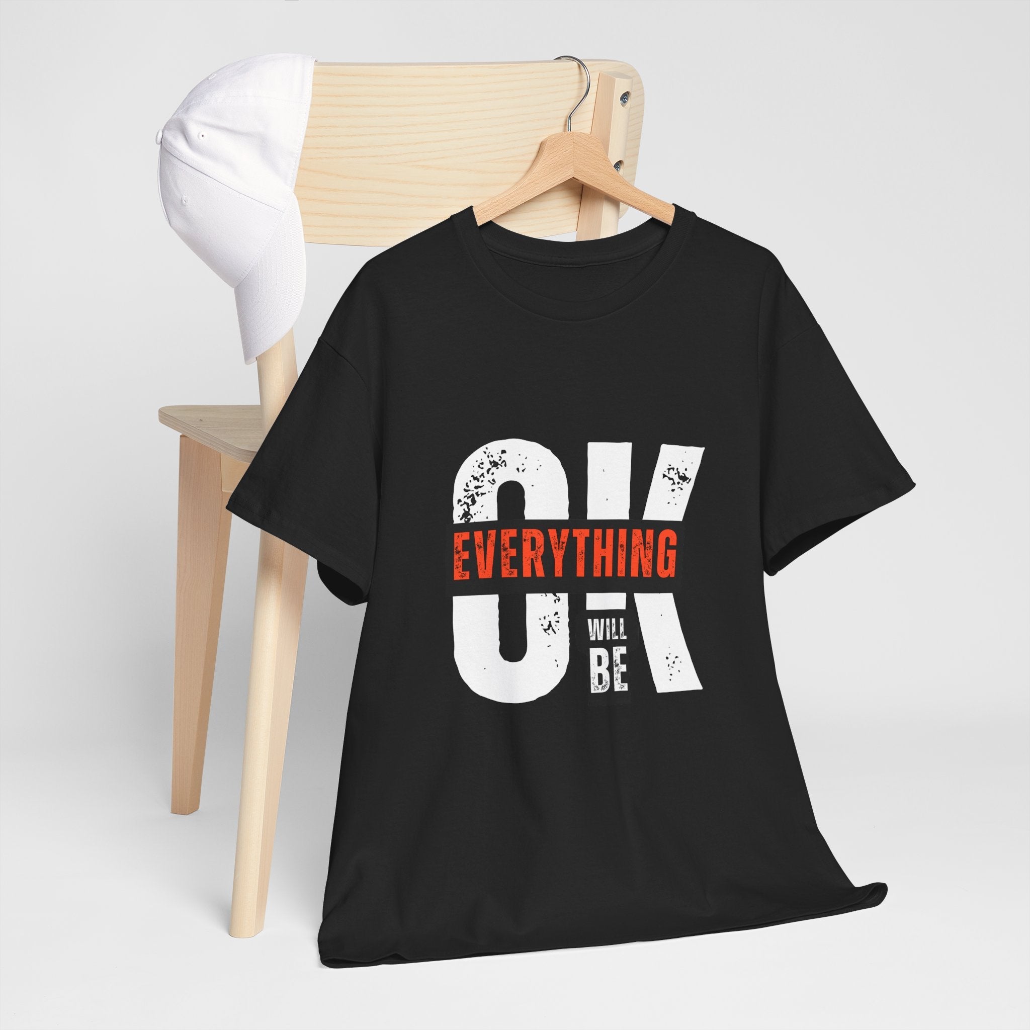 Everything Will Be OK Graphic Tee — Encouraging Motivational T-Shirt Printify