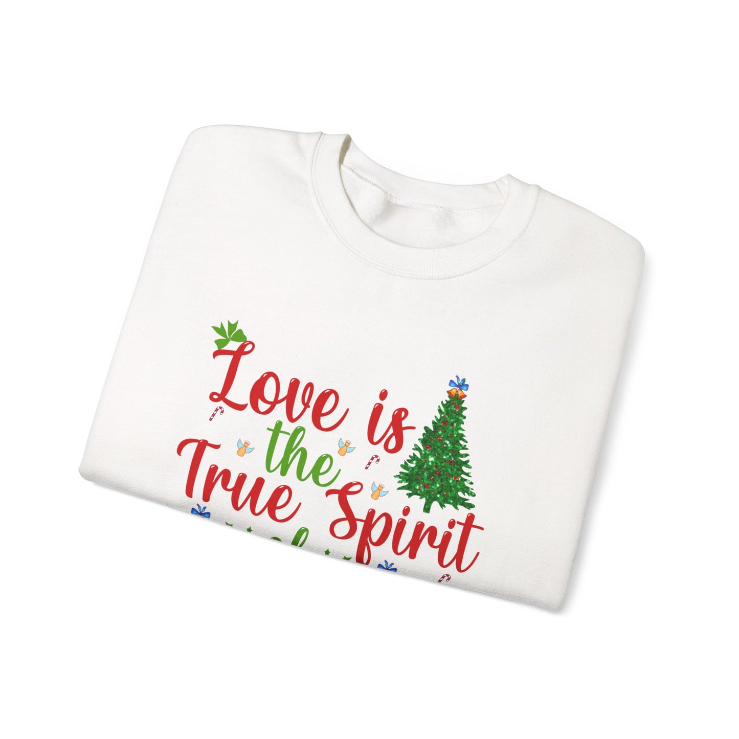 Merry Christmas Crewneck Sweatshirt — Festive Holiday Greeting Design