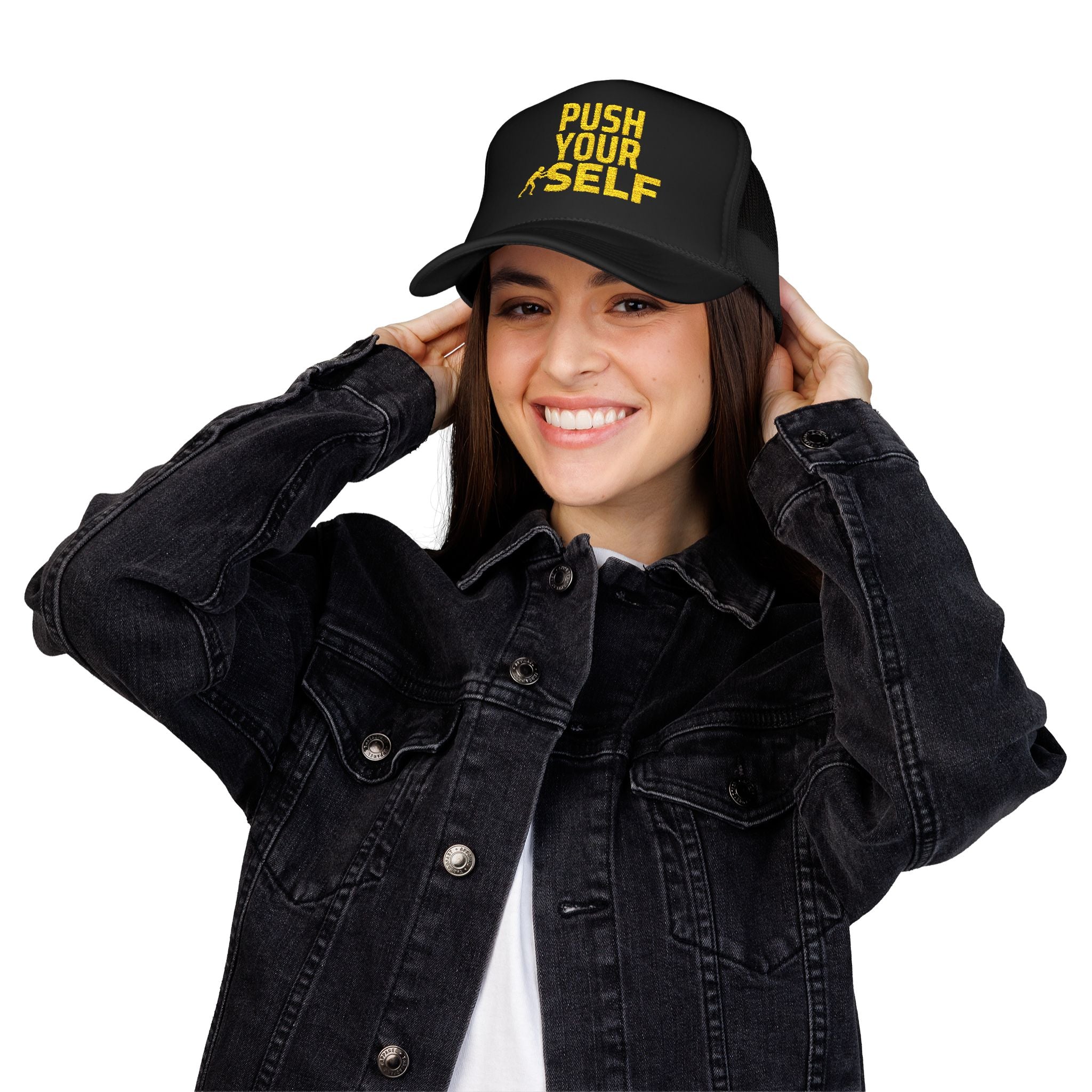 PUSH YOURSELF Streetwear Trucker Cap