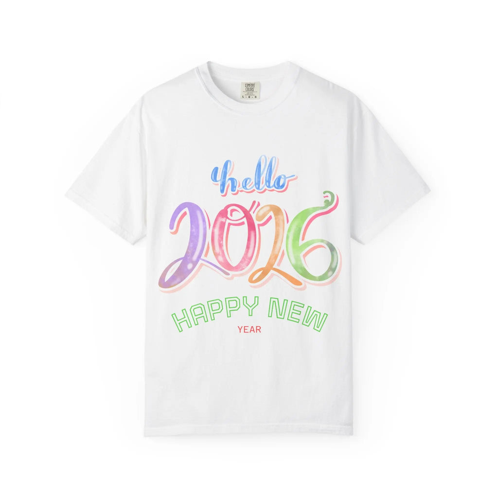 Happy New Year 2026 T-Shirt Printify