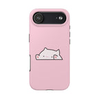Iphone 17 Cover - Cute Peekaboo Cat Tough Phone Case