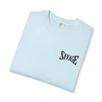 Savage Minimalist Graphic T-Shirt — Small Chest & Sleeve Logo Printify