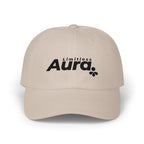 Limitless Aura Dad Cap — Classic White Embroidered Baseball Hat Printify