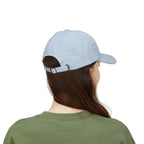 Limitless Aura Dad Cap — Classic White Embroidered Baseball Hat Printify