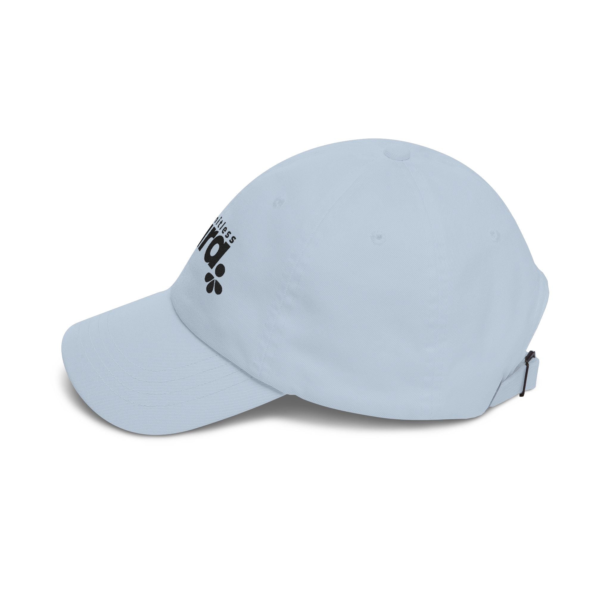 Limitless Aura Dad Cap — Classic White Embroidered Baseball Hat Printify