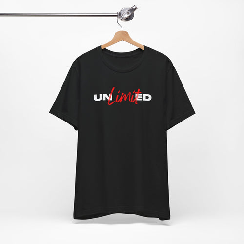 Unlimited Script Logo T‑Shirt – Minimal Motivational Graphic Tee Printify