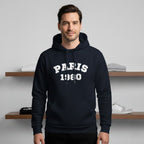 Paris 1980 Hoodie — Vintage Paris Pullover Sweatshirt