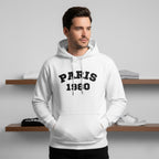 Paris 1980 Hoodie — Vintage Paris Pullover Sweatshirt