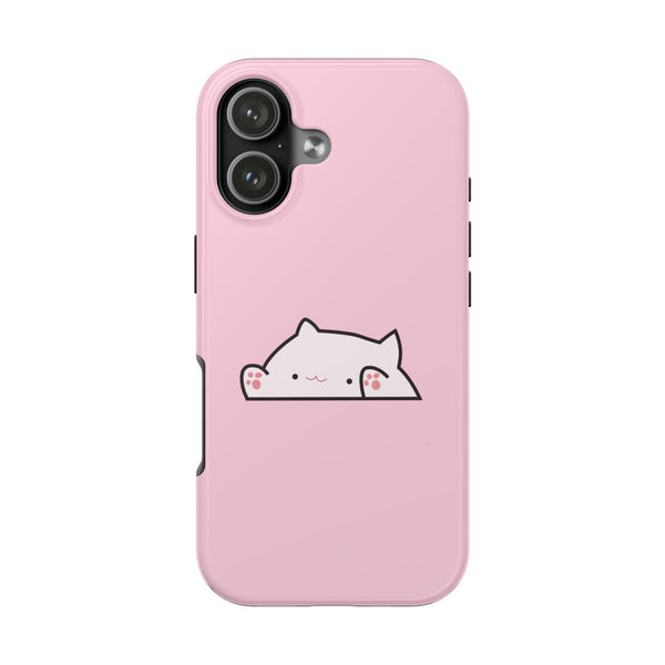 Iphone 17 Cover - Cute Peekaboo Cat Tough Phone Case