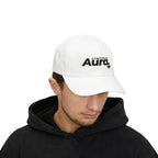 Limitless Aura Dad Cap — Classic White Embroidered Baseball Hat Printify