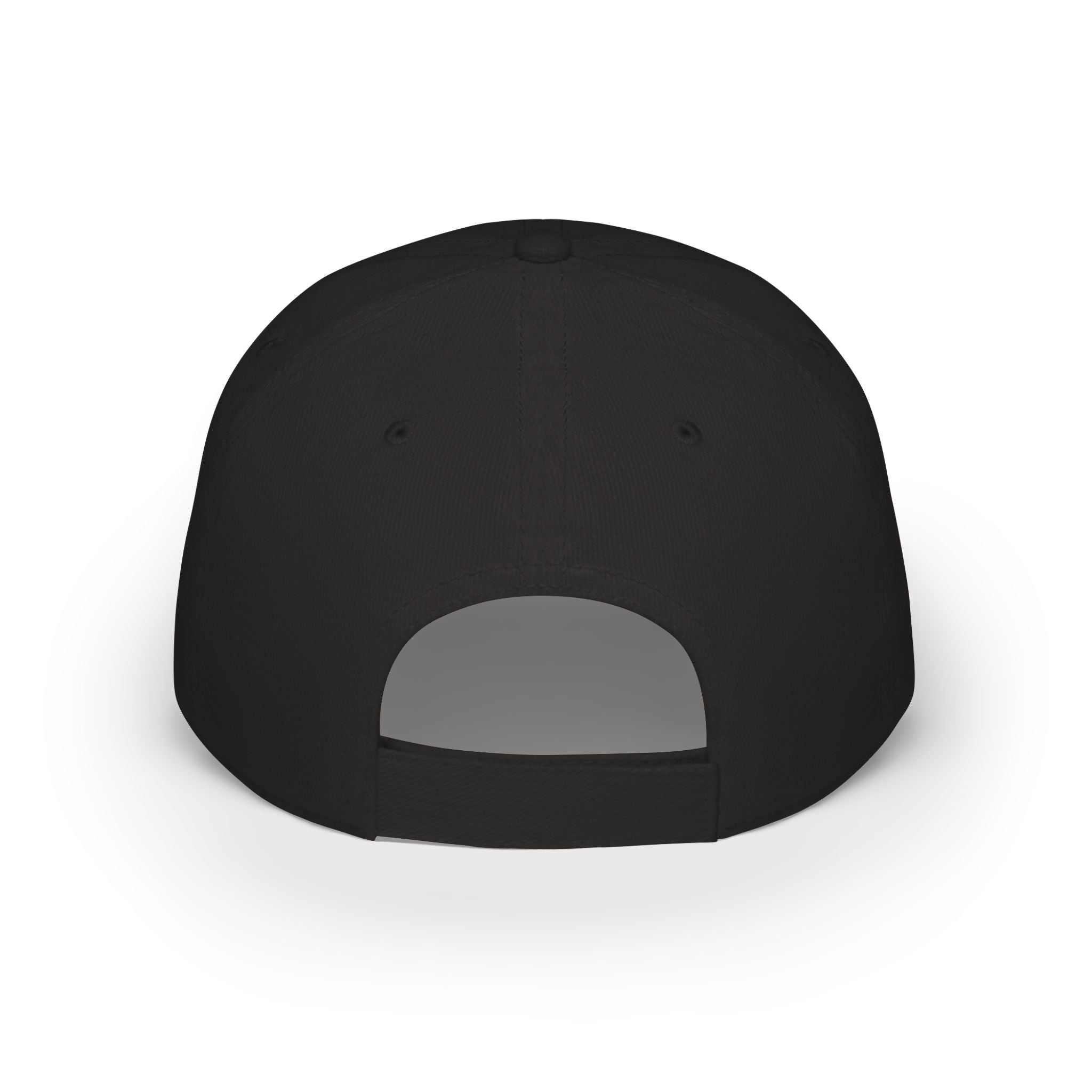 Hustle More, Coffee Less Baseball Cap — Low Profile Dad Hat Printify
