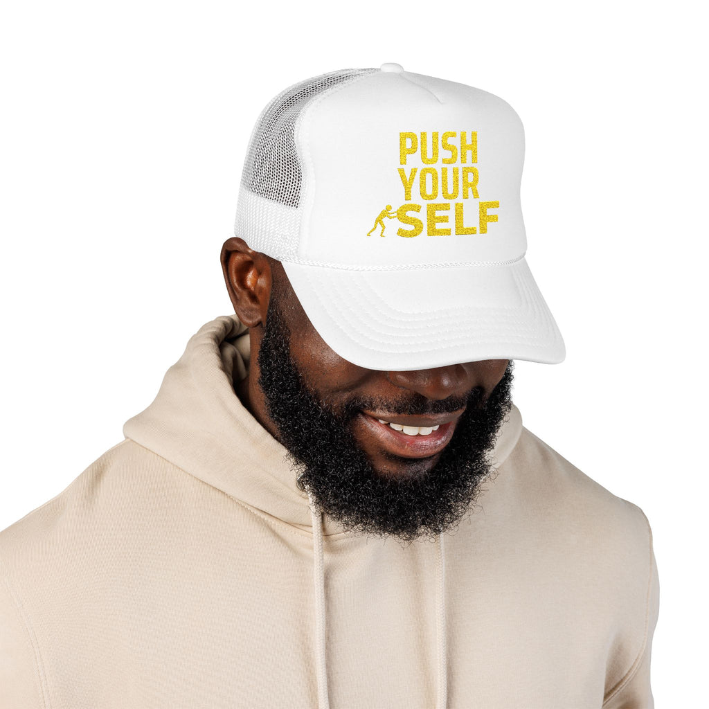 PUSH YOURSELF Streetwear Trucker Cap