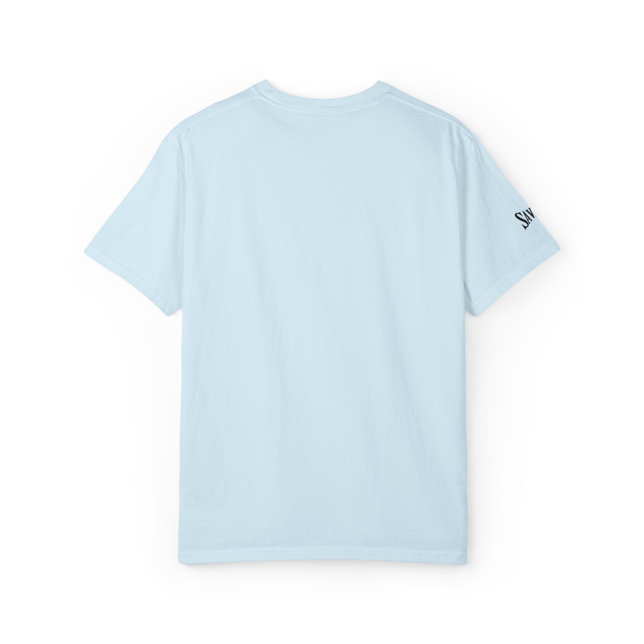 Savage Minimalist Graphic T-Shirt — Small Chest & Sleeve Logo Printify