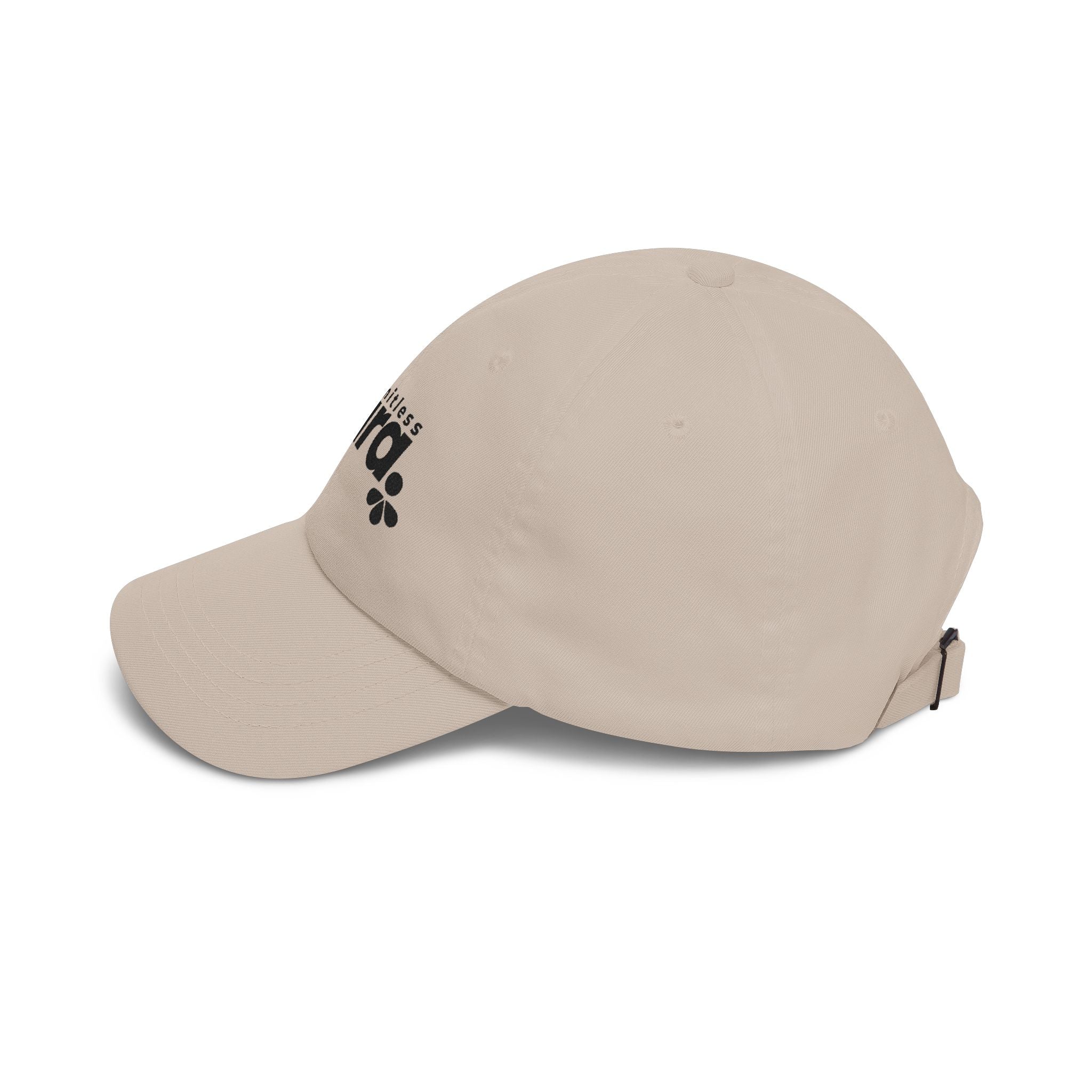 Limitless Aura Dad Cap — Classic White Embroidered Baseball Hat Printify