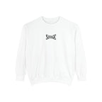 Savage Graphic Sweatshirt — Minimal Chest Logo Crewneck Printify
