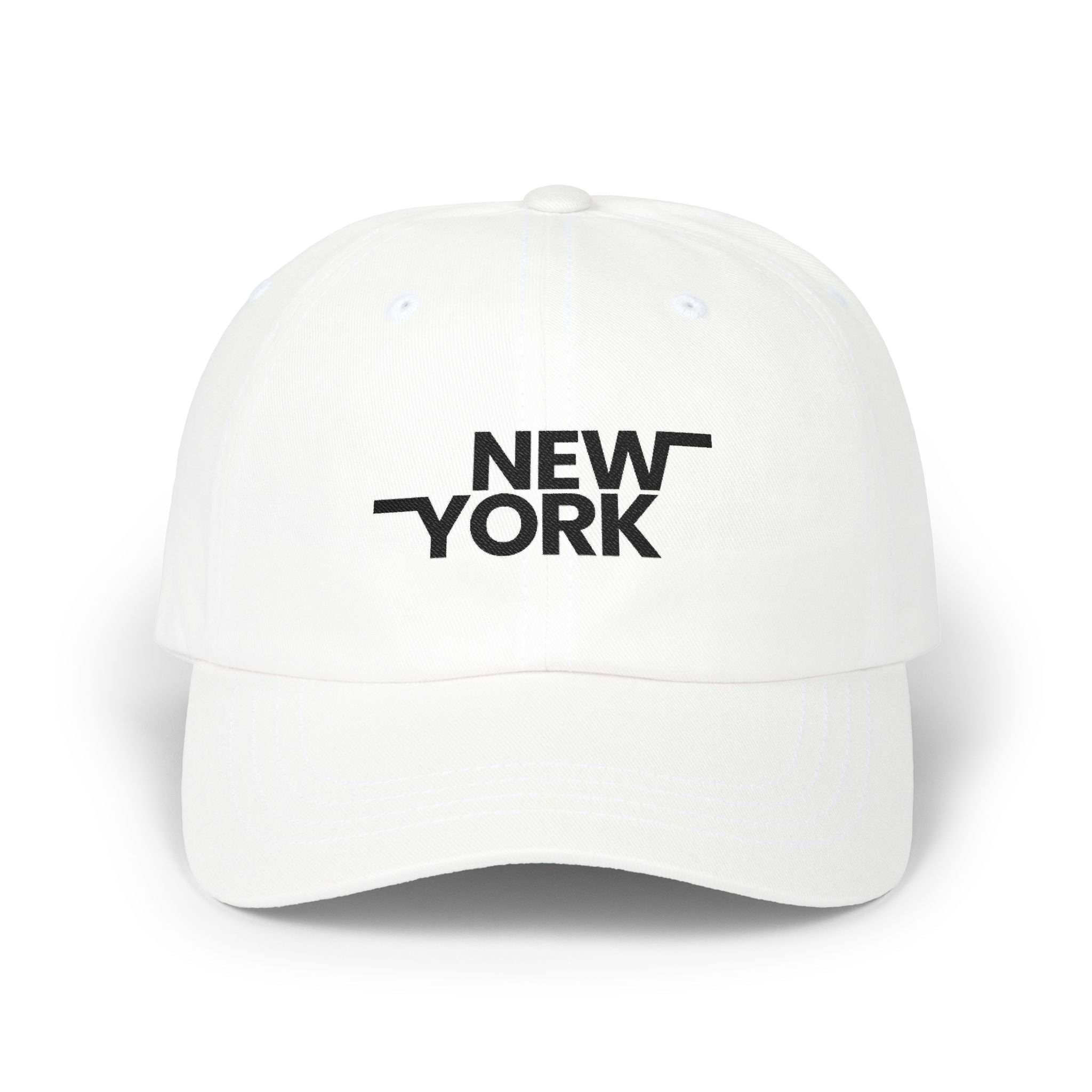 New York Dad Cap — Embroidered City Logo Baseball Hat Printify