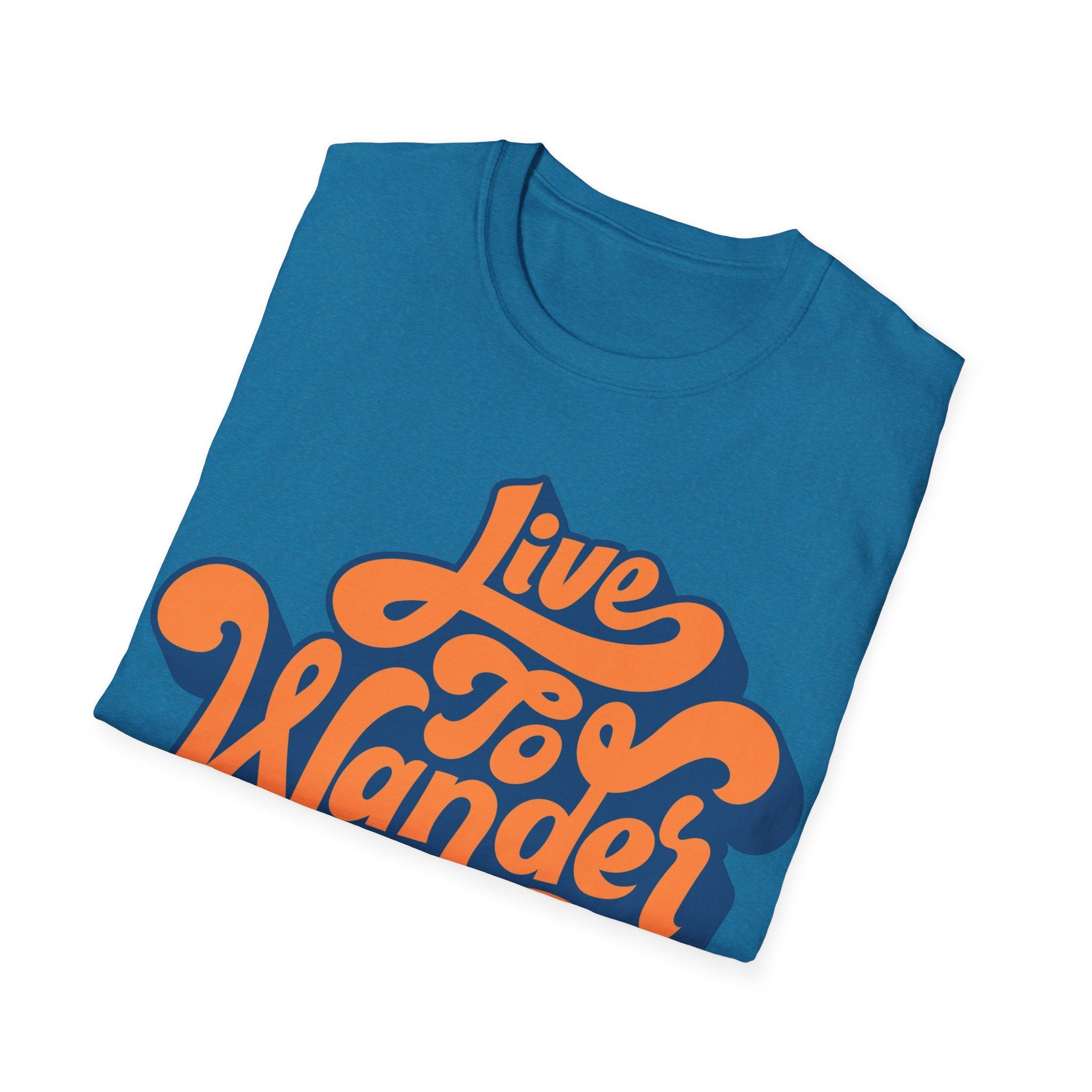 Live To Wander Graphic T-Shirt — Retro Travel Tee Printify