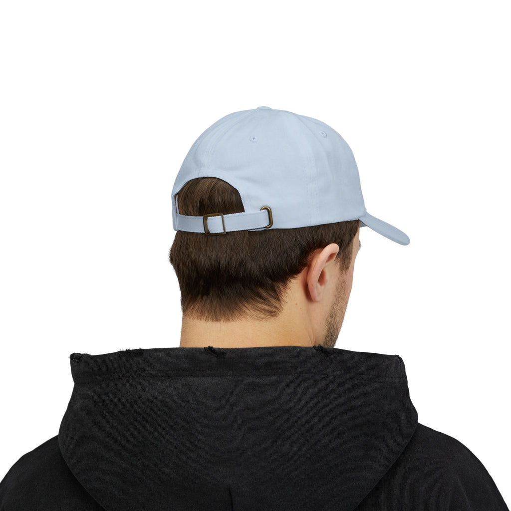 Limitless Aura Dad Cap — Classic White Embroidered Baseball Hat Printify