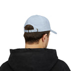 Limitless Aura Dad Cap — Classic White Embroidered Baseball Hat Printify