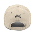 Savage Embroidered Distressed Dad Hat Printify