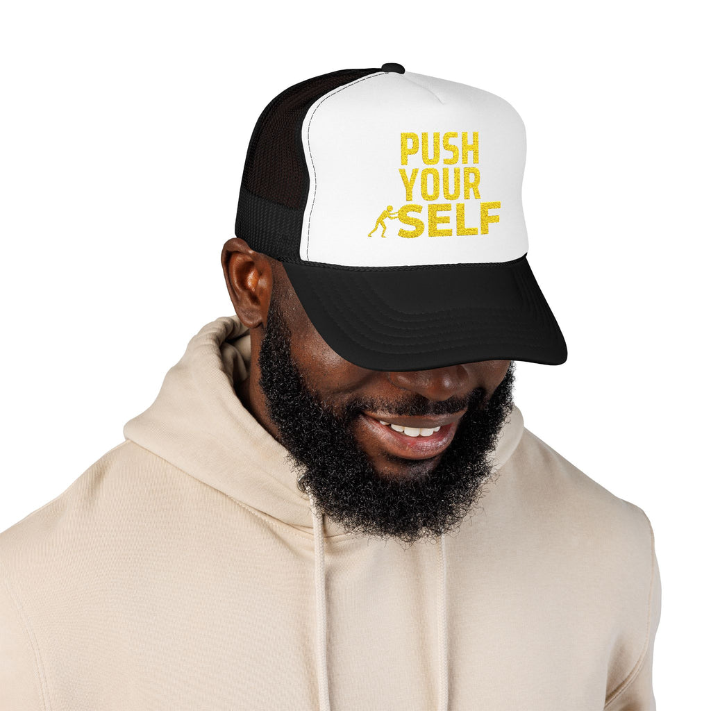 PUSH YOURSELF Streetwear Trucker Cap