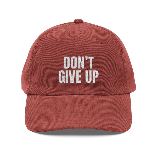 DON'T GIVE UP Premium Streetwear Cap