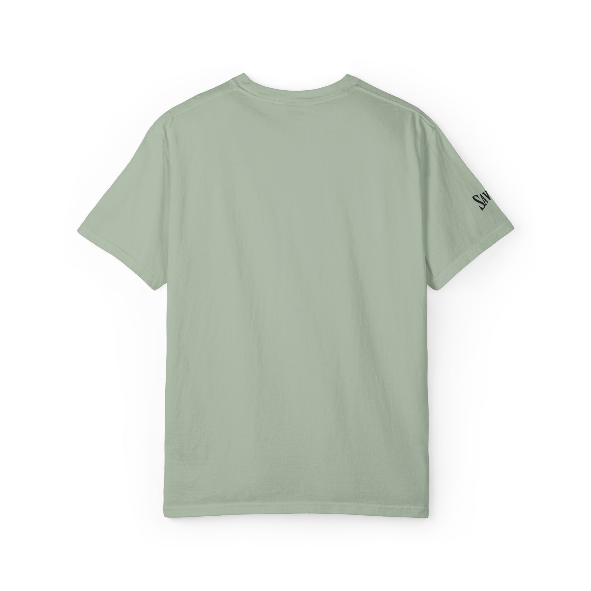 Savage Minimalist Graphic T-Shirt — Small Chest & Sleeve Logo Printify