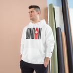 London Big Ben Hoodie — Retro City Graphic Champion-Style Pullover Printify