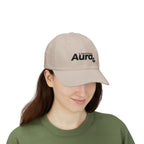 Limitless Aura Dad Cap — Classic White Embroidered Baseball Hat Printify