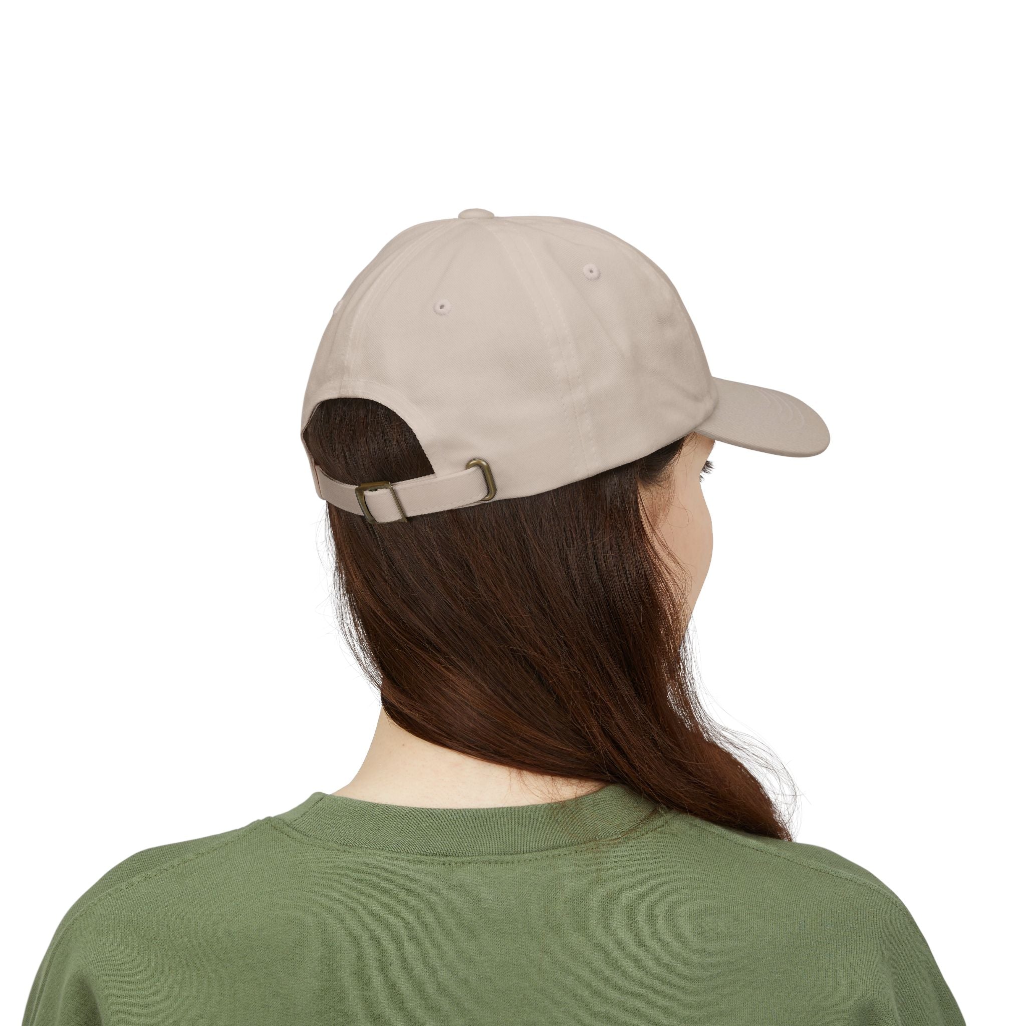 Limitless Aura Dad Cap — Classic White Embroidered Baseball Hat Printify