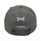 Savage Distressed Dad Hat — Embroidered Vintage Baseball Cap Printify