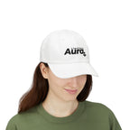Limitless Aura Dad Cap — Classic White Embroidered Baseball Hat Printify