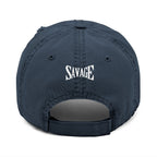 Savage Distressed Dad Hat — Embroidered Vintage Baseball Cap Printify