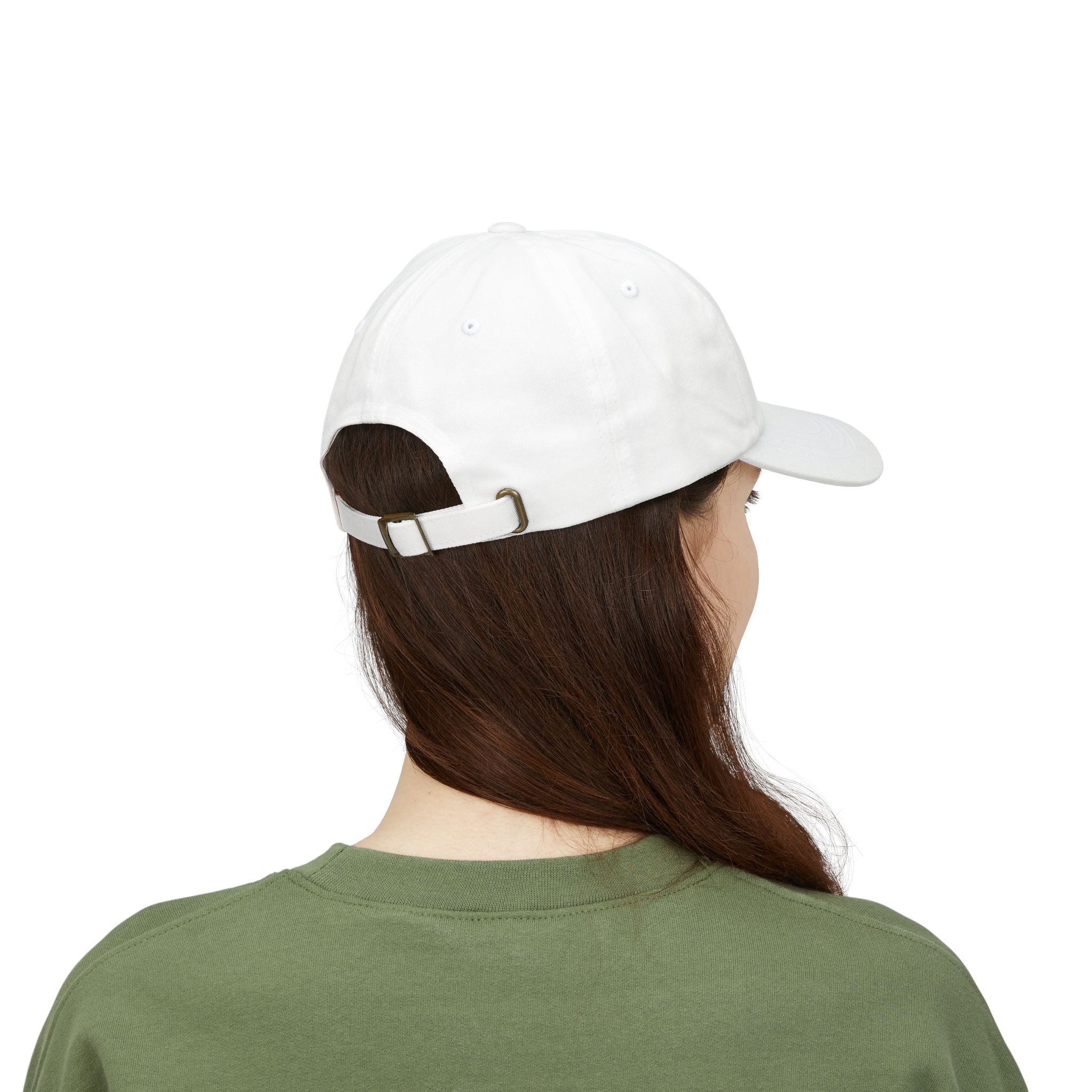 Limitless Aura Dad Cap — Classic White Embroidered Baseball Hat Printify