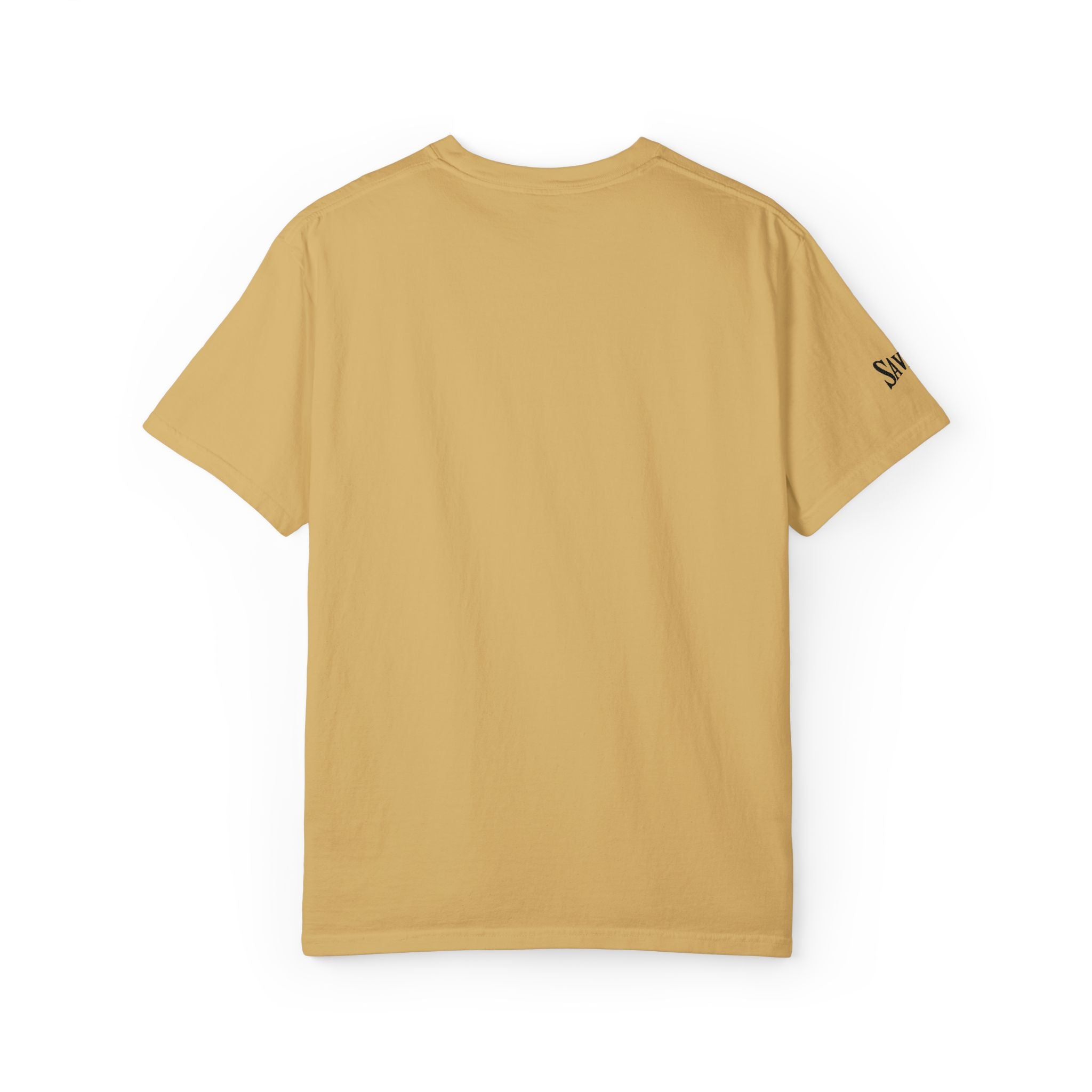 Savage Minimalist Graphic T-Shirt — Small Chest & Sleeve Logo Printify