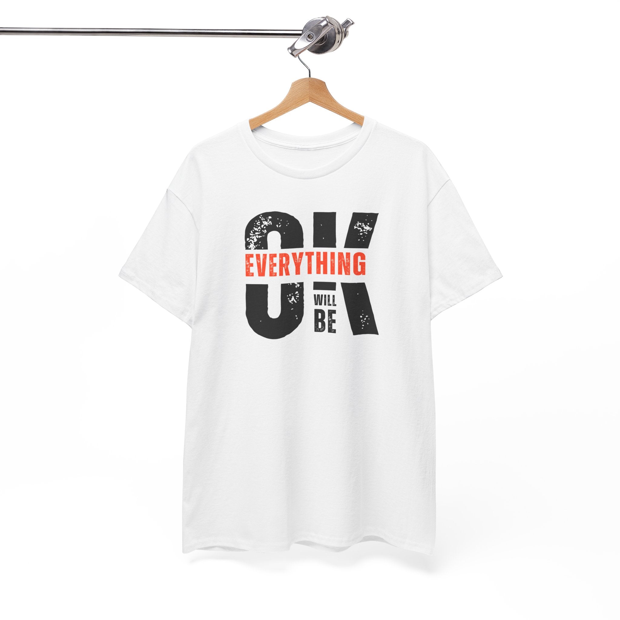 OK Everything Will Be OK Graphic Tee — Inspirational Positive Message T-Shirt Printify