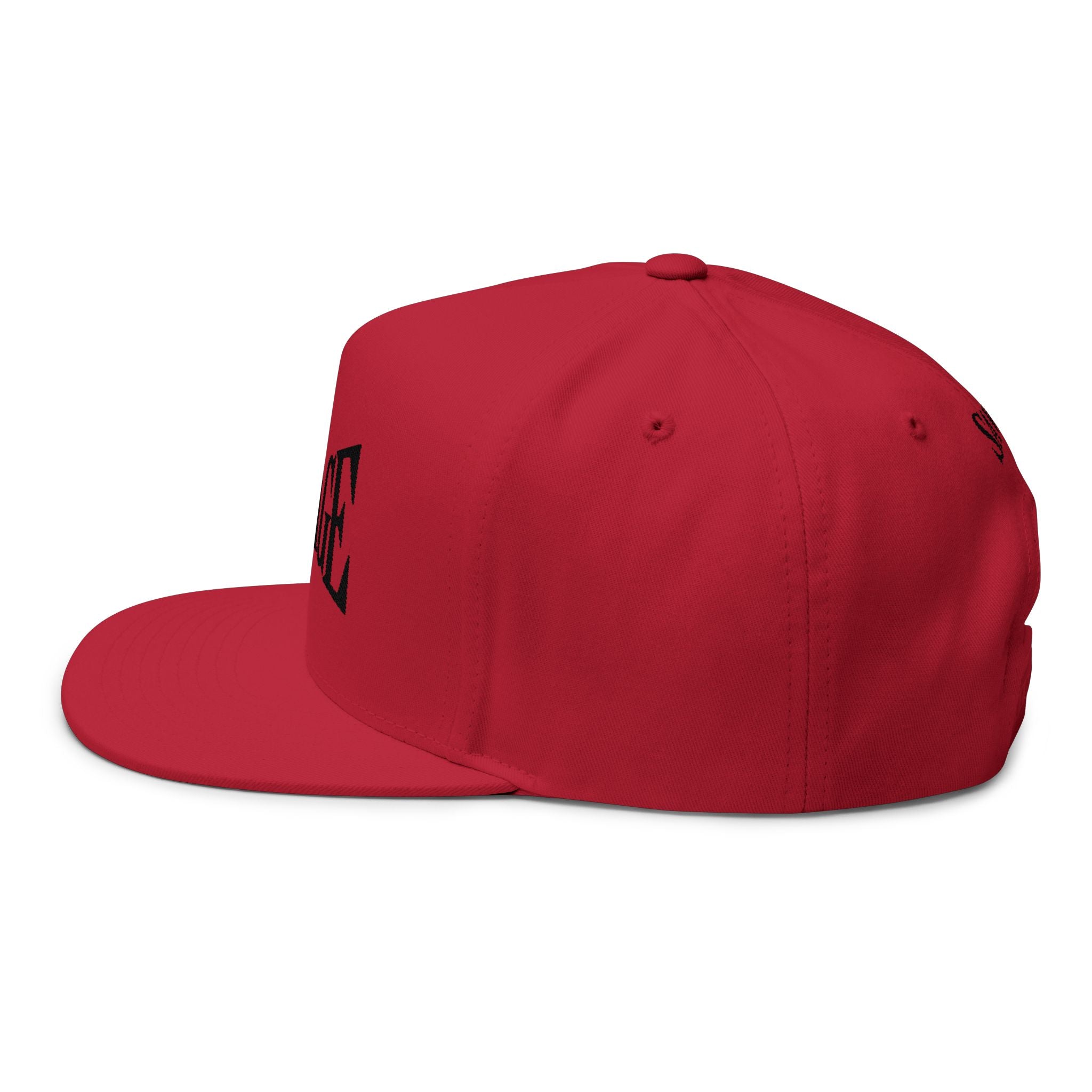 Savage Embroidered Flat Bill Cap — Streetwear Snapback Hat Printify