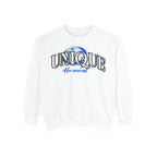 Unique Abnormal Sweatshirt — Graphic Crewneck with Blue Globe Design Printify