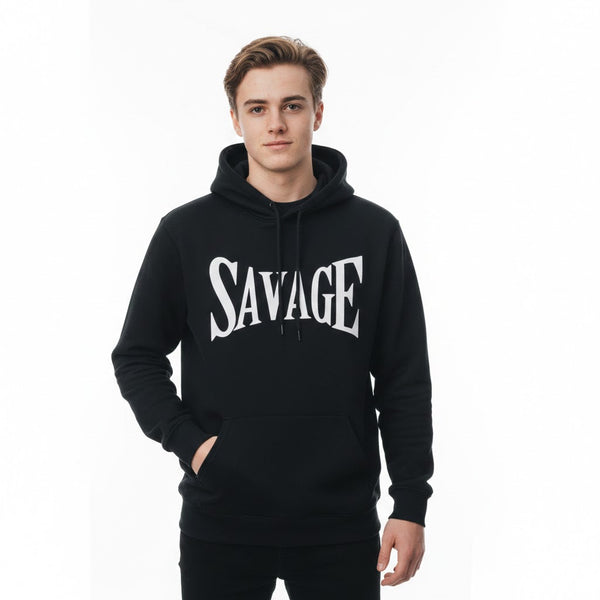 Savage Graphic Hoodie — Bold Streetwear Pullover Printify